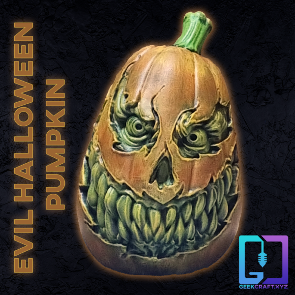 Evil Halloween Pumpkin